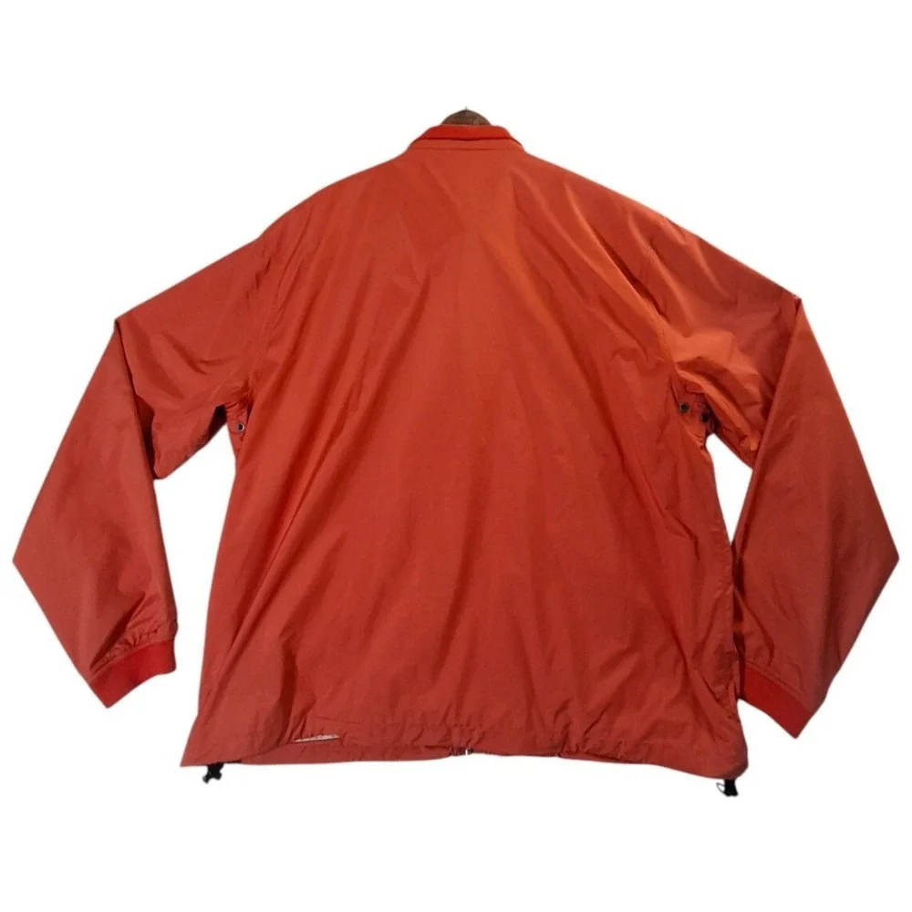 Peter Millar Hyperlight Gust Windbreaker Men's XL Orange Jacket Vented Golf